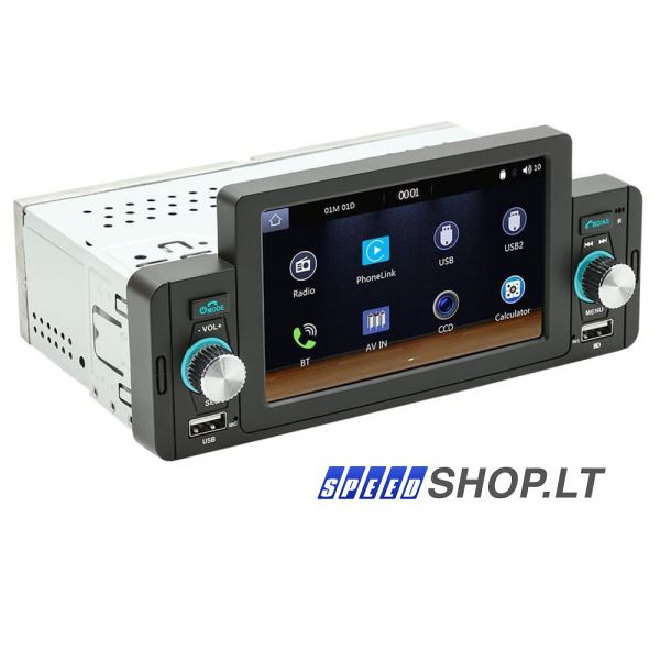 1DIN automobilinis radijas, „CarPlay“ USB, MP5 grotuvas, automobilinis HD multimedijos MP5 grotuvas, USB/TF stereo, FM radijas, vaizdo grotuvas, laisvų rankų įranga, MP5 grotuvas, automobilinis
